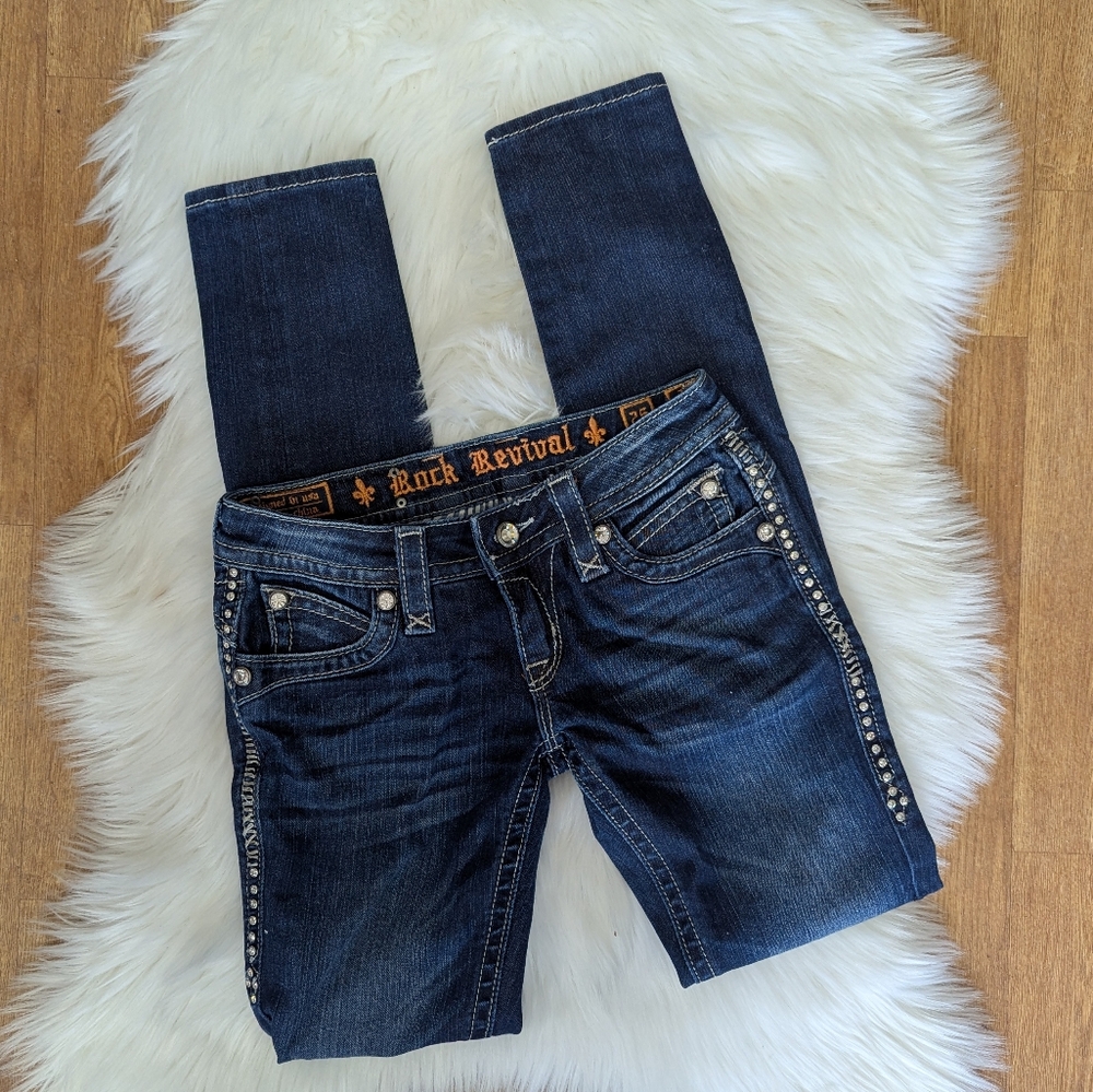 Rock Revival Johanna Skinny Bling Jeans
